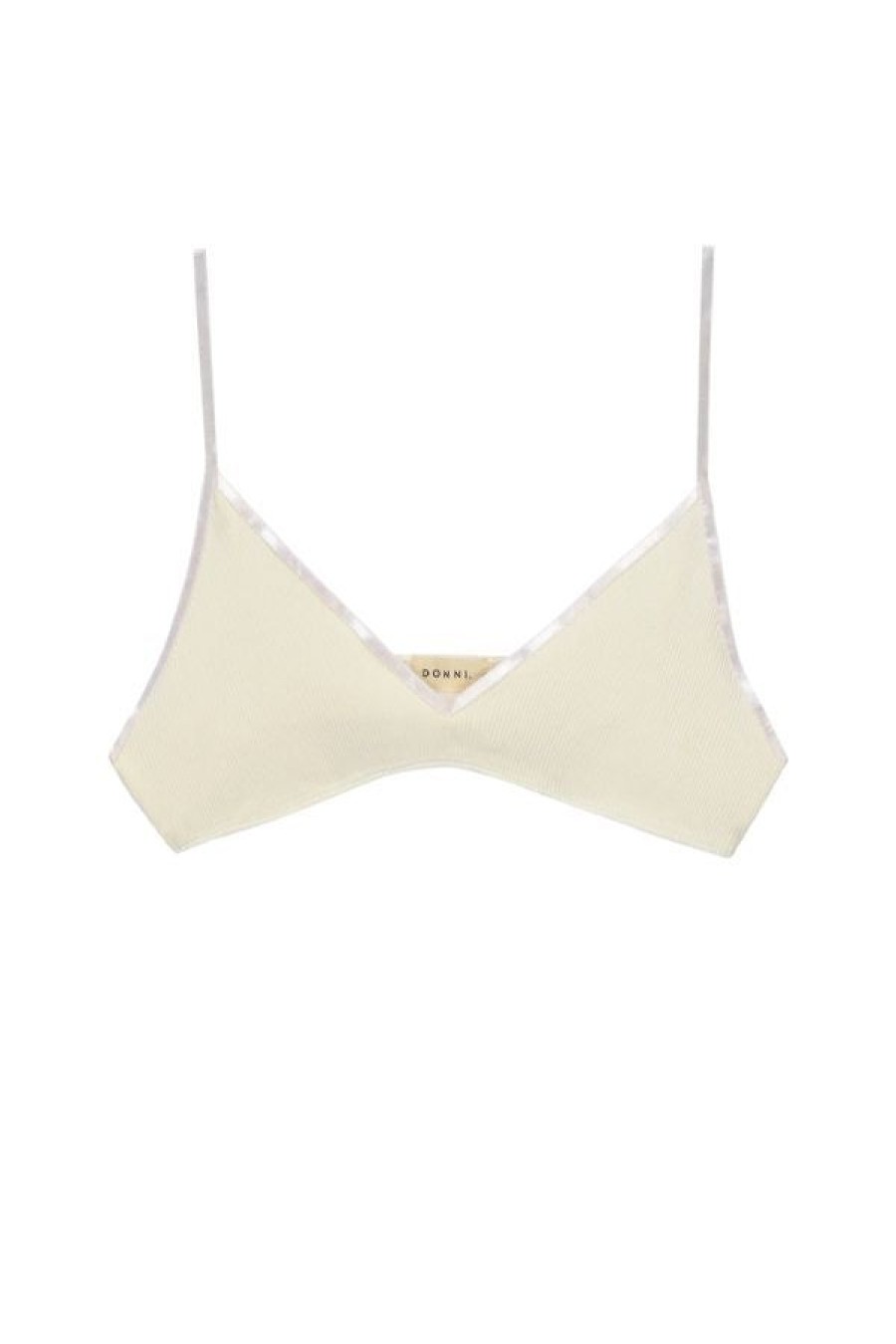 Donni Rib Bralette | Creme Wholesale