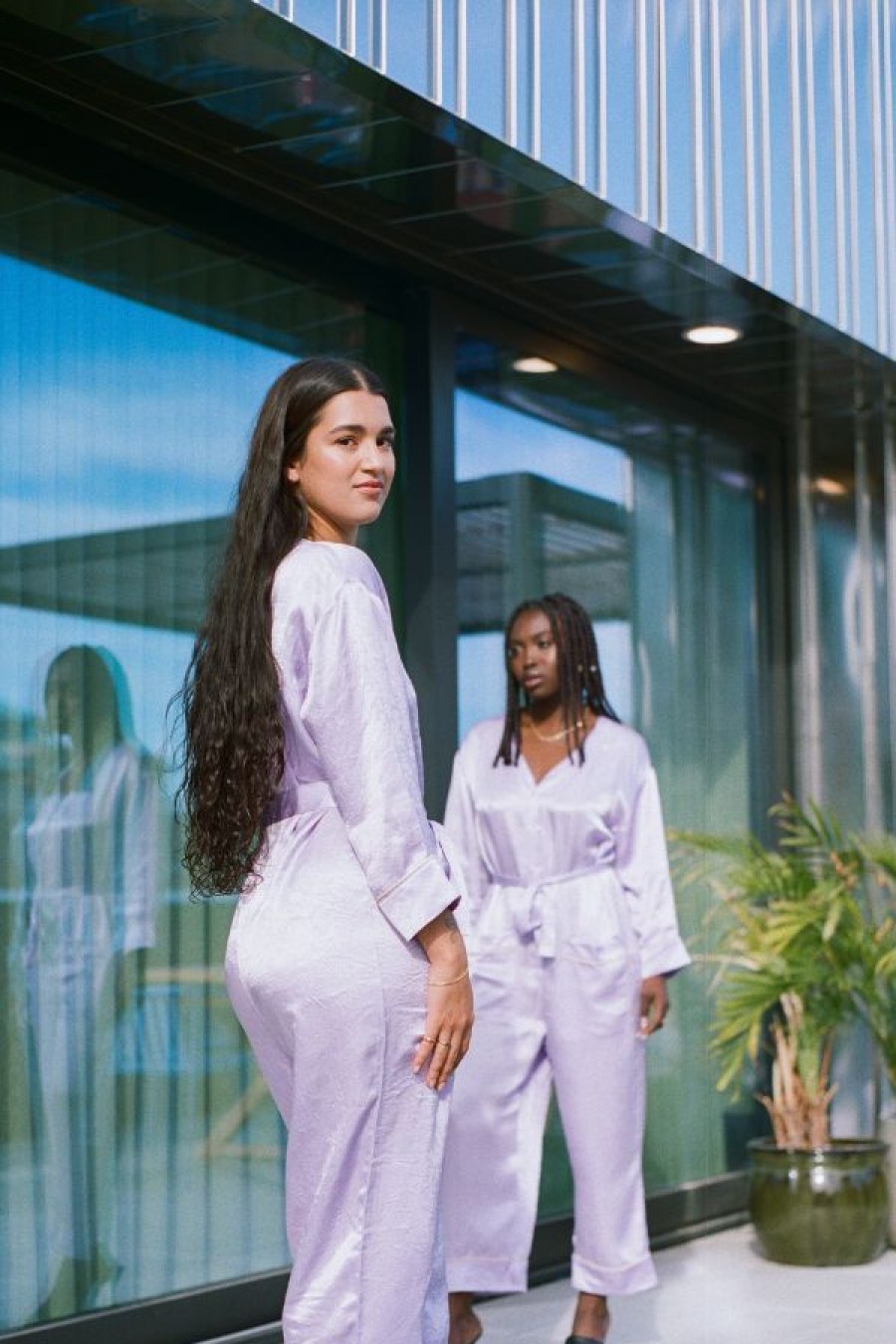 Loversland x Soft Focus The Pj Jumpsuit | Lilac Clearance