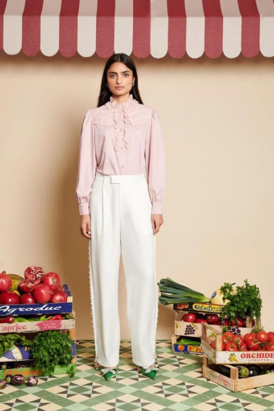 Sister Jane Dylan Pearl Trousers | Pearl Ivory Wholesale