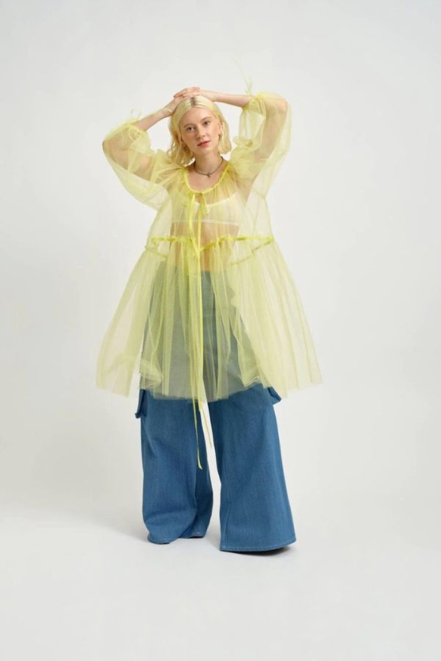 Eliza Faulkner Ariel Tulle Dress | Yellow Best