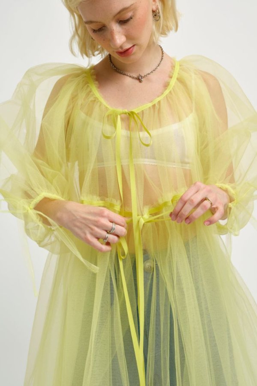 Eliza Faulkner Ariel Tulle Dress | Yellow Best