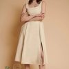 Sister Jane Moira Pu Sleeveless Dress | Swan Cream Clearance