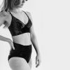 Fortnight Fortnight X Misfit Studio Longline Bra Black New