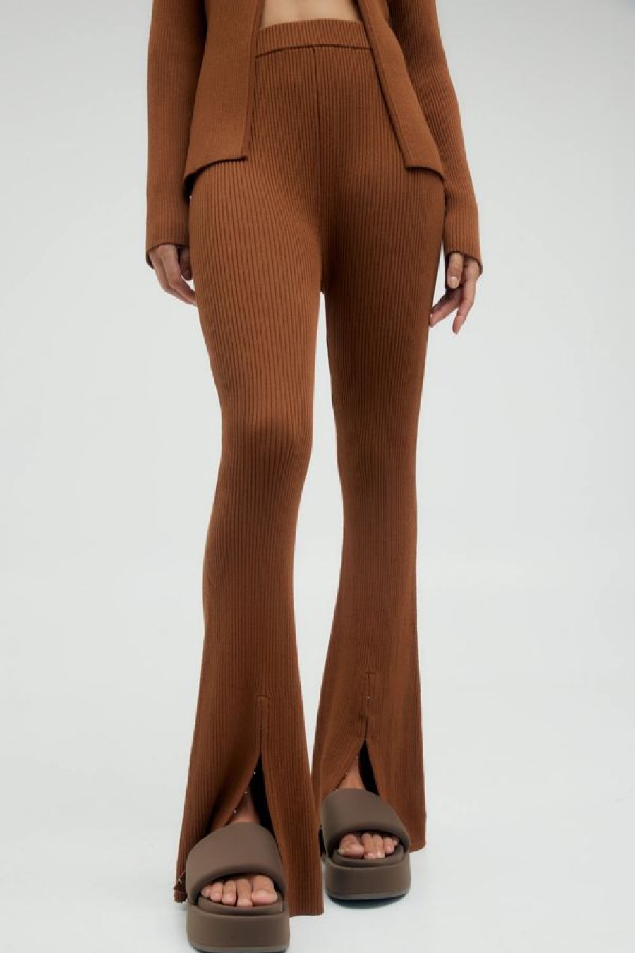 Third Form Hooked In Knit Flare Pant | Cinnamon Online