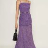 Rixo Tina Bandeau Gown | Evil Eye Purple Best