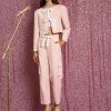 Sister Jane Headline Sequin Cargo Trousers | Pale Pink Clearance