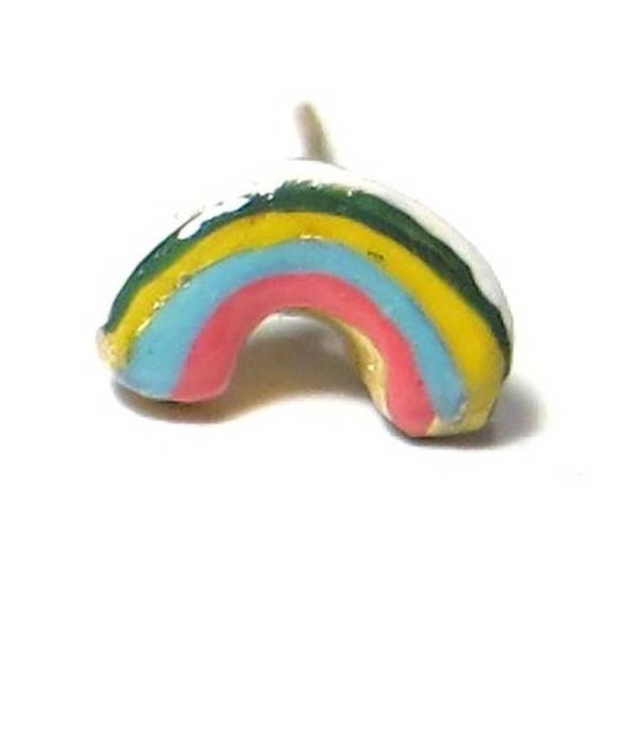 Susan Alexandra Single Stud Rainbow Earring Online