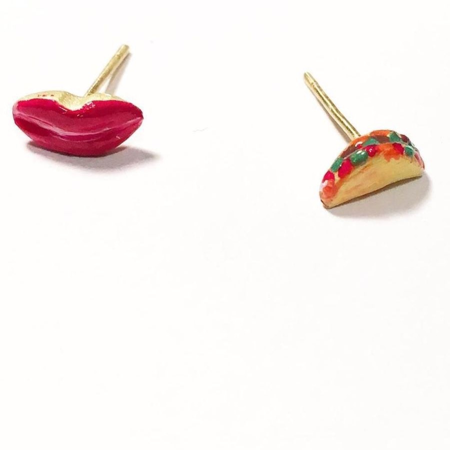 Susan Alexandra Single Stud Rainbow Earring Online