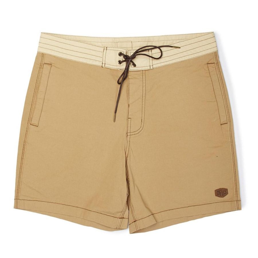 deus Original Solid Boardshort Coffee Best