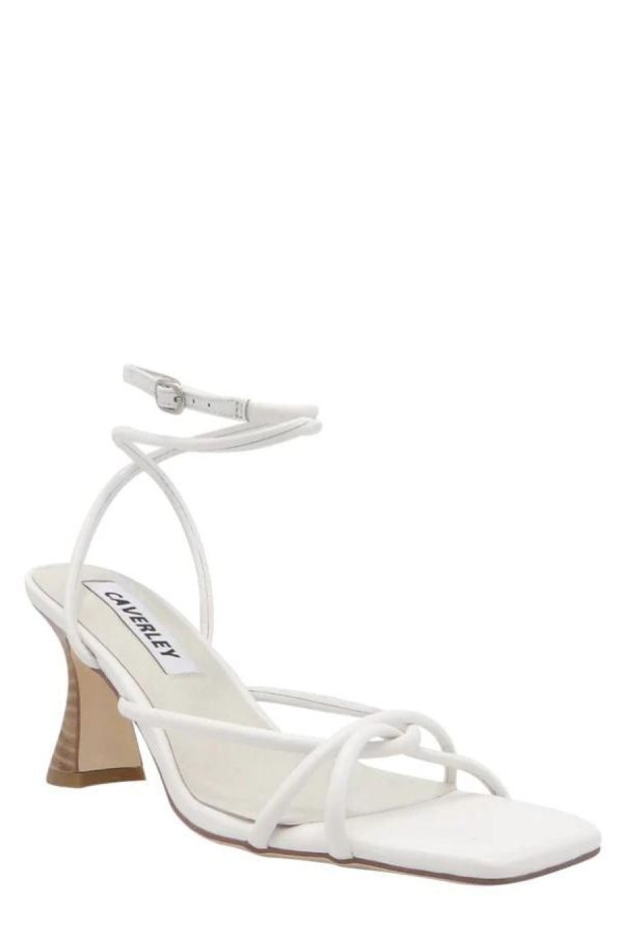 Caverley Lacey Heel | White Wholesale