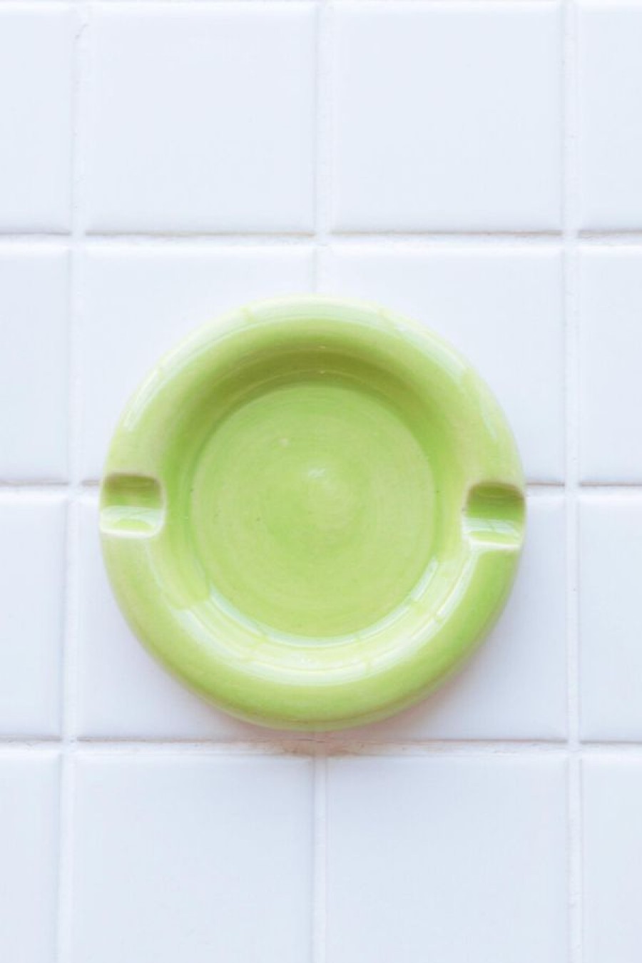 Nightshift Ceramics Bubble J Tray Lime Clearance