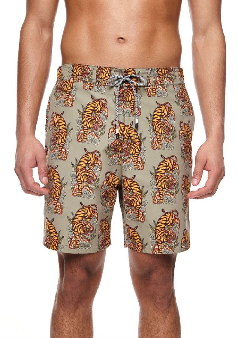 Boardies Eka Bali Tiger Premium Swim Shorts Clearance