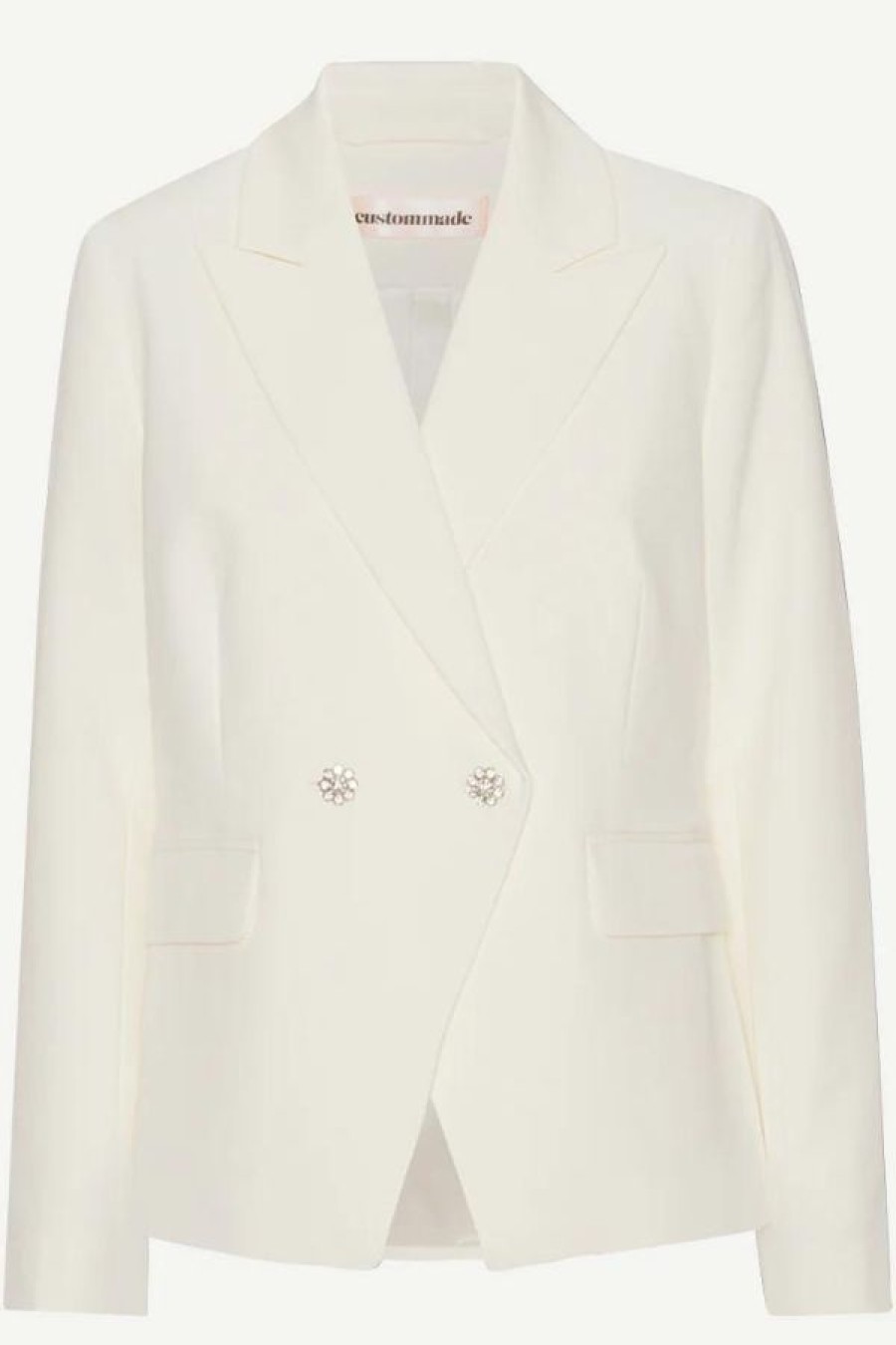 Custommade Flavia Blazer | Whisper White Online