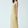 Third Form Form Strapless Maxi Dress Khaki Clearance