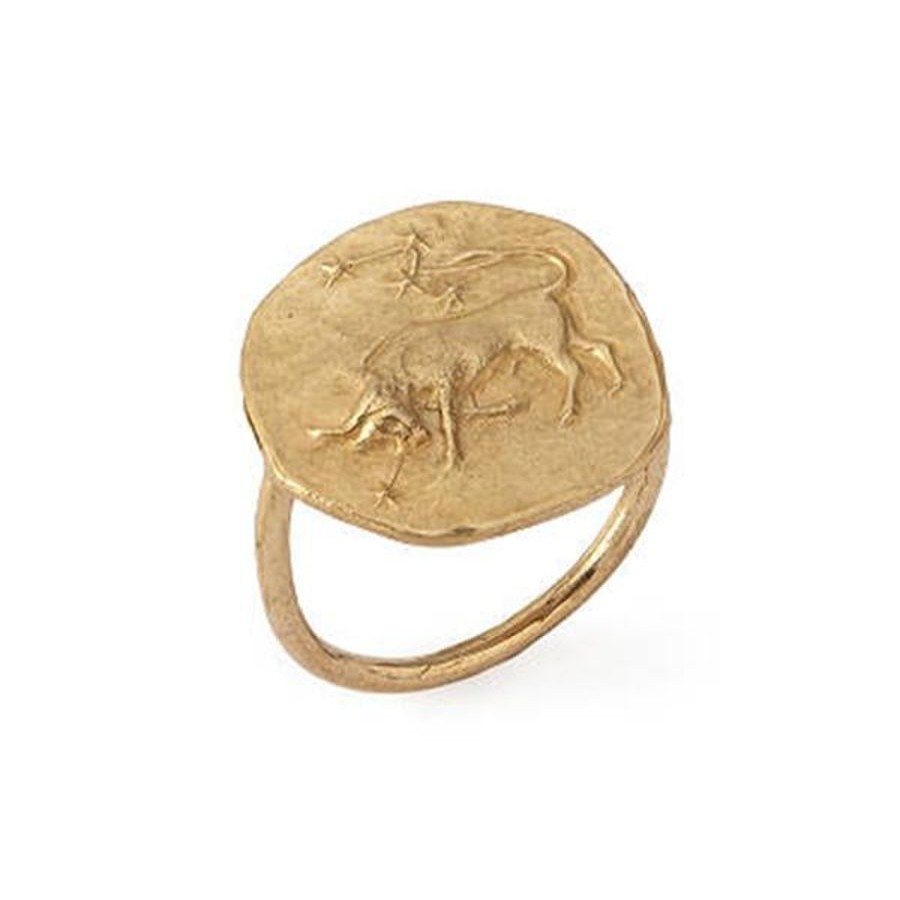 Studio Grun Taurus Ring 18K Gold New