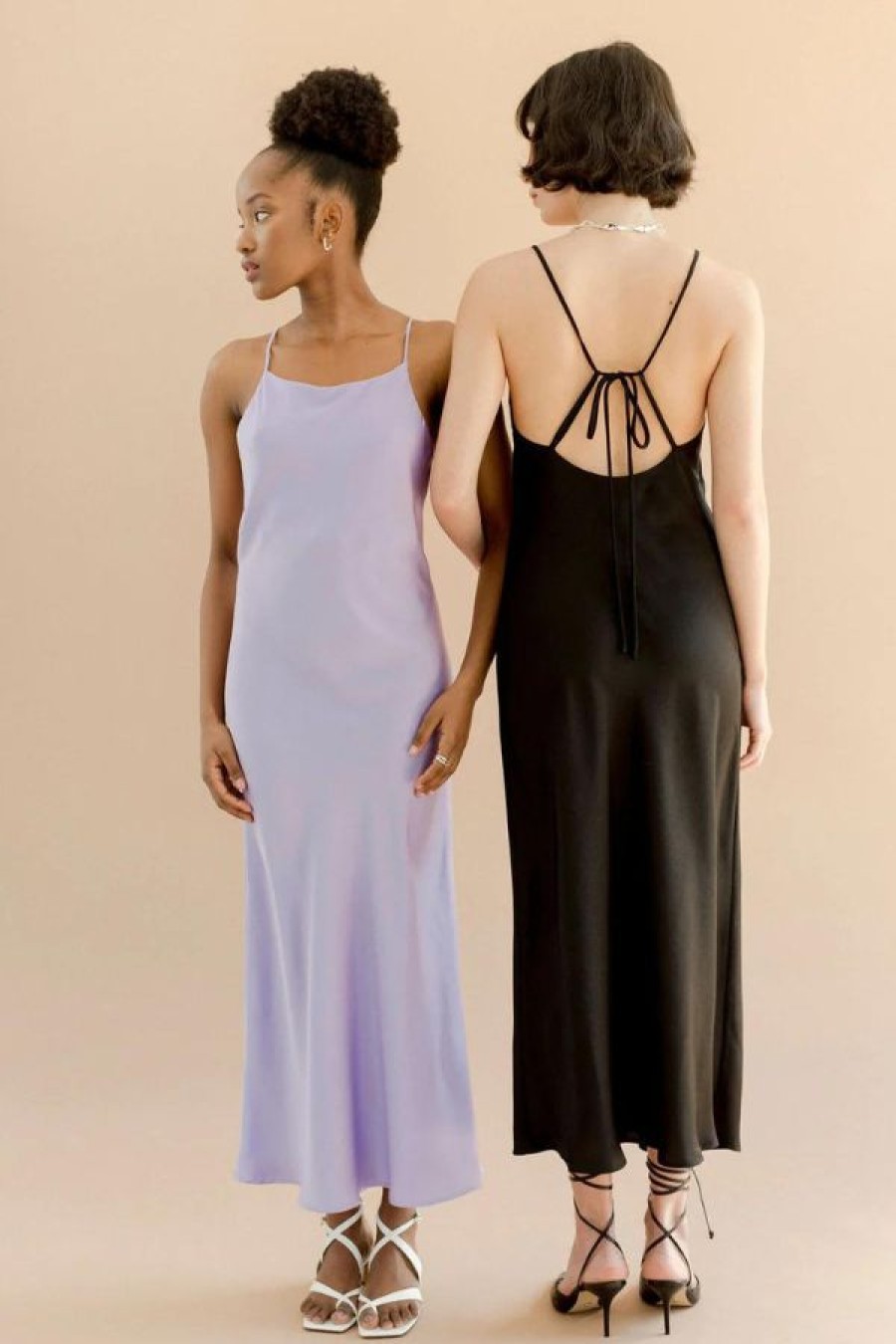 A Bronze Age Scarlett Slip Dress | Ultra Violet Online