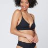 L*Space Pointelle Rib Siren Bikini Top | Black Wholesale