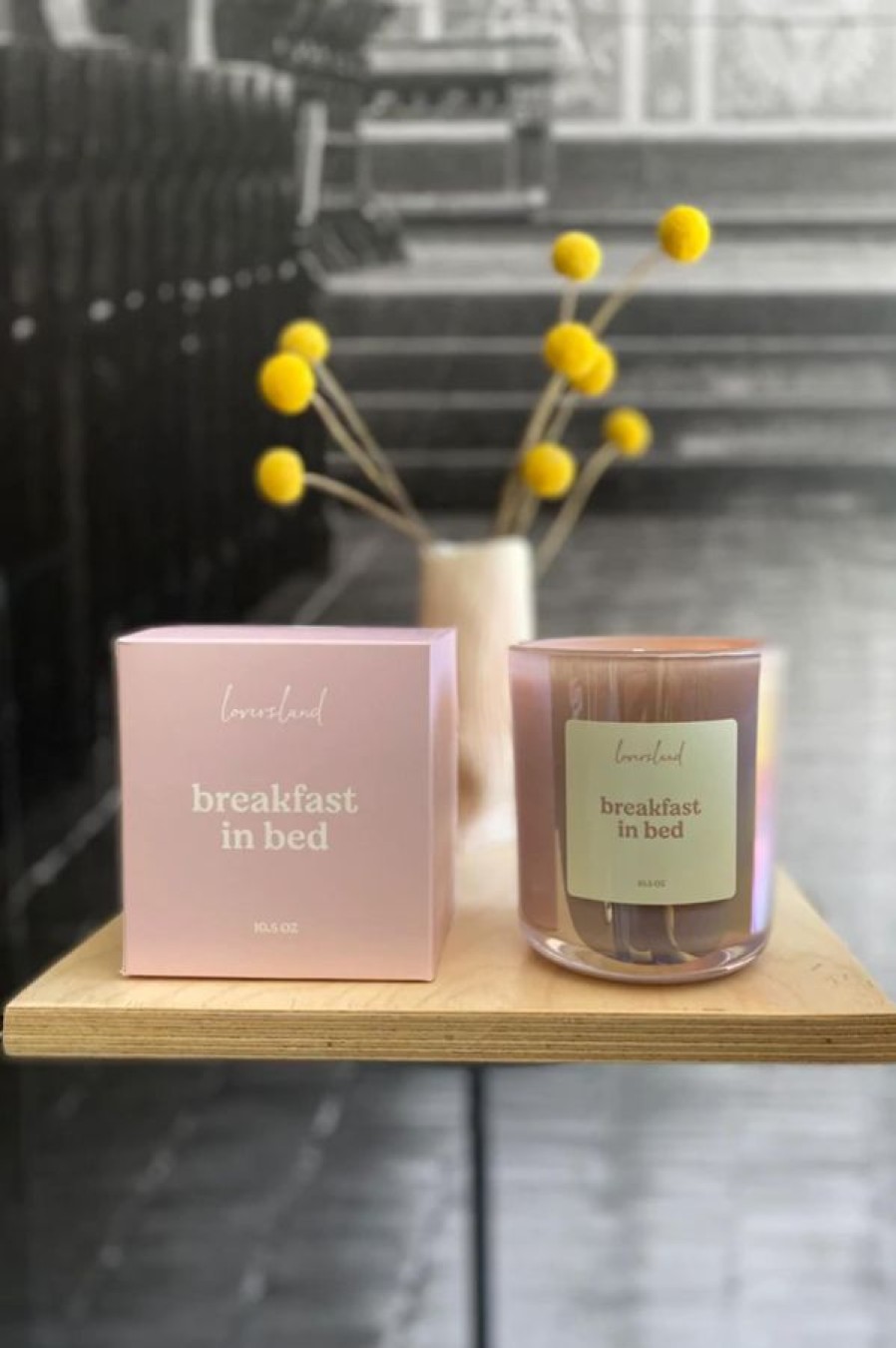 Loversland Breakfast In Bed Candle New