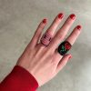 Santa Isla Pink Smiley Bb Ring Clearance