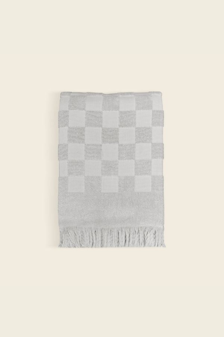 Happy Place Organic Checkered Bath Towel Online