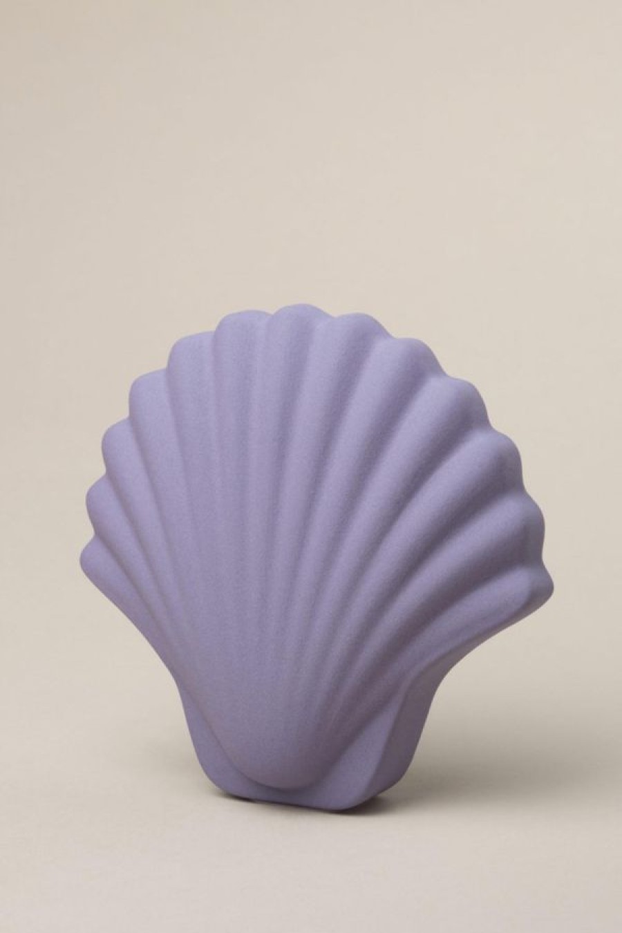 Los Objetos Decorativos Mauve Seashell Vase Wholesale