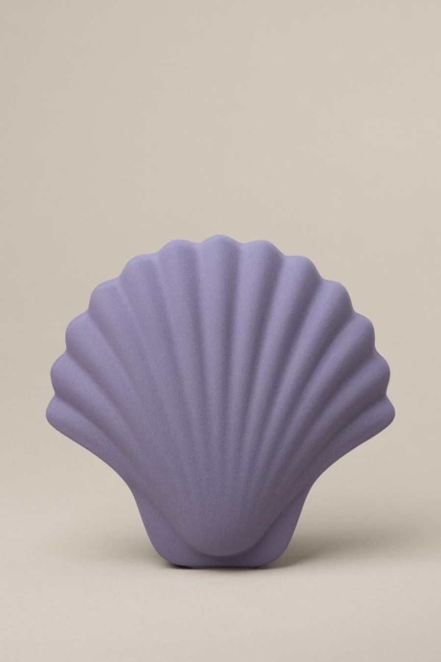 Los Objetos Decorativos Mauve Seashell Vase Wholesale