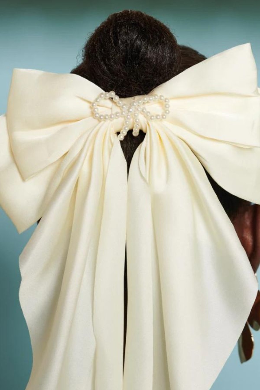 Sister Jane Rosslyn Hair Bow | Pearled Ivory Hot