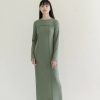 A Bronze Age Eliot Rib Dress | Matcha Rib Best