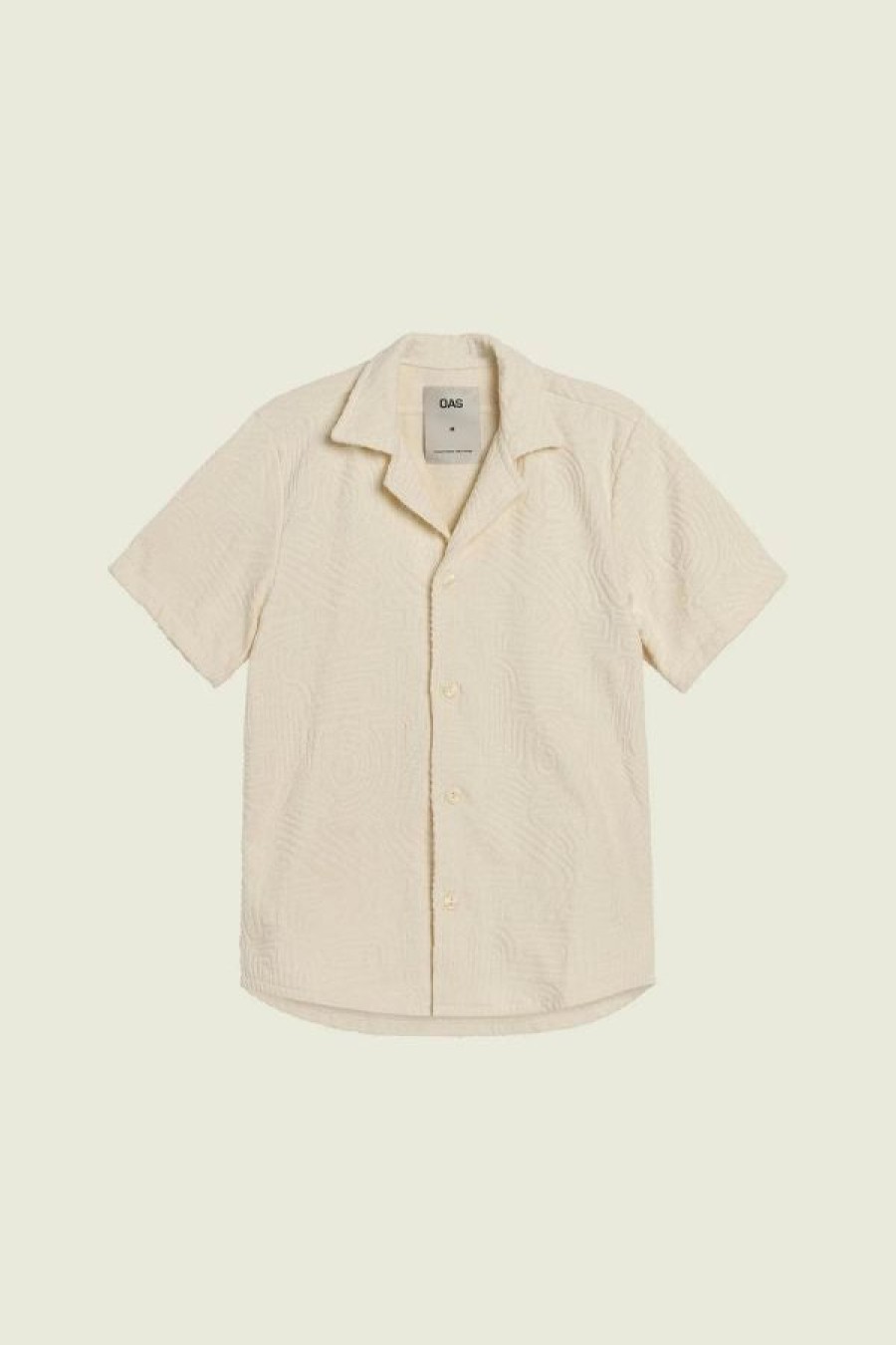 OAS Cream Golconda Cuba Terry Shirt Clearance