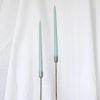 SOCCO Designs Light Blue Taper Candles | Pair Wholesale