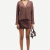 Samsoe Samsoe Saagneta Short Skirt | Brown Stone New