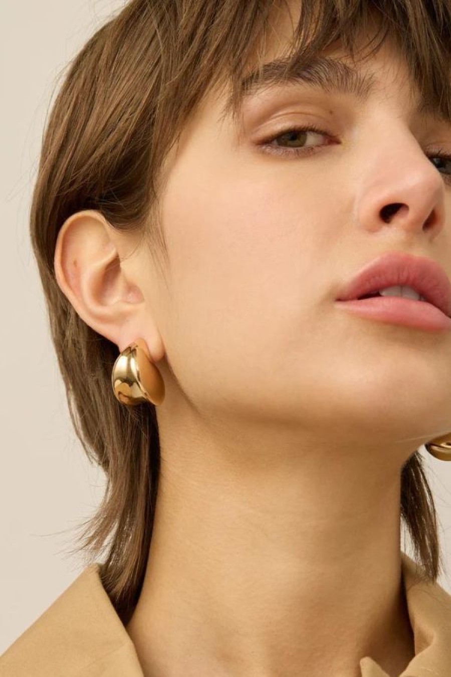 Jenny Bird Nouveaux Puff Earrings | Gold Hot