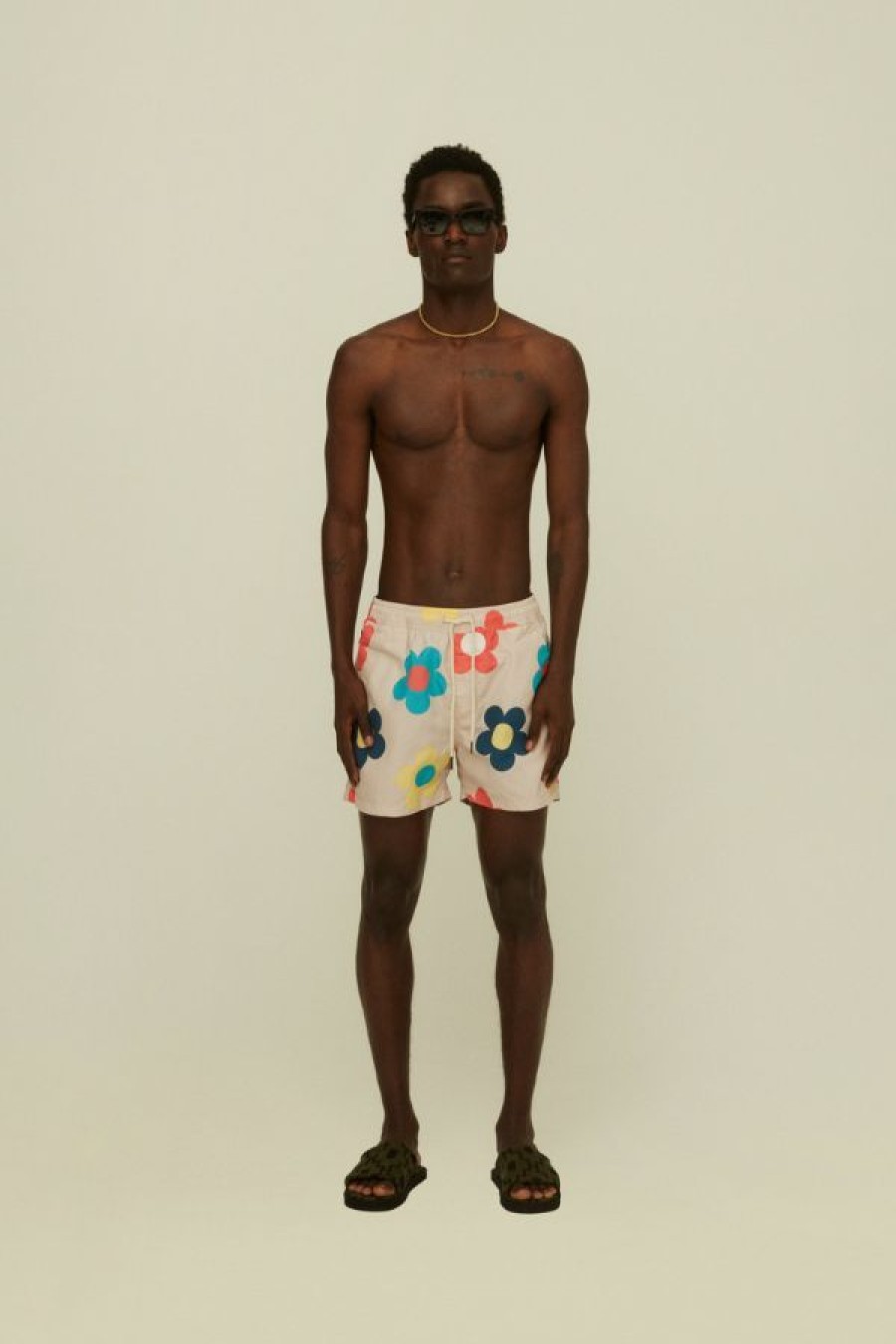 OAS Daisy Swim Shorts New