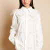 Sister Jane Penny Tulle Bow Shirt | Pearl Ivory Online