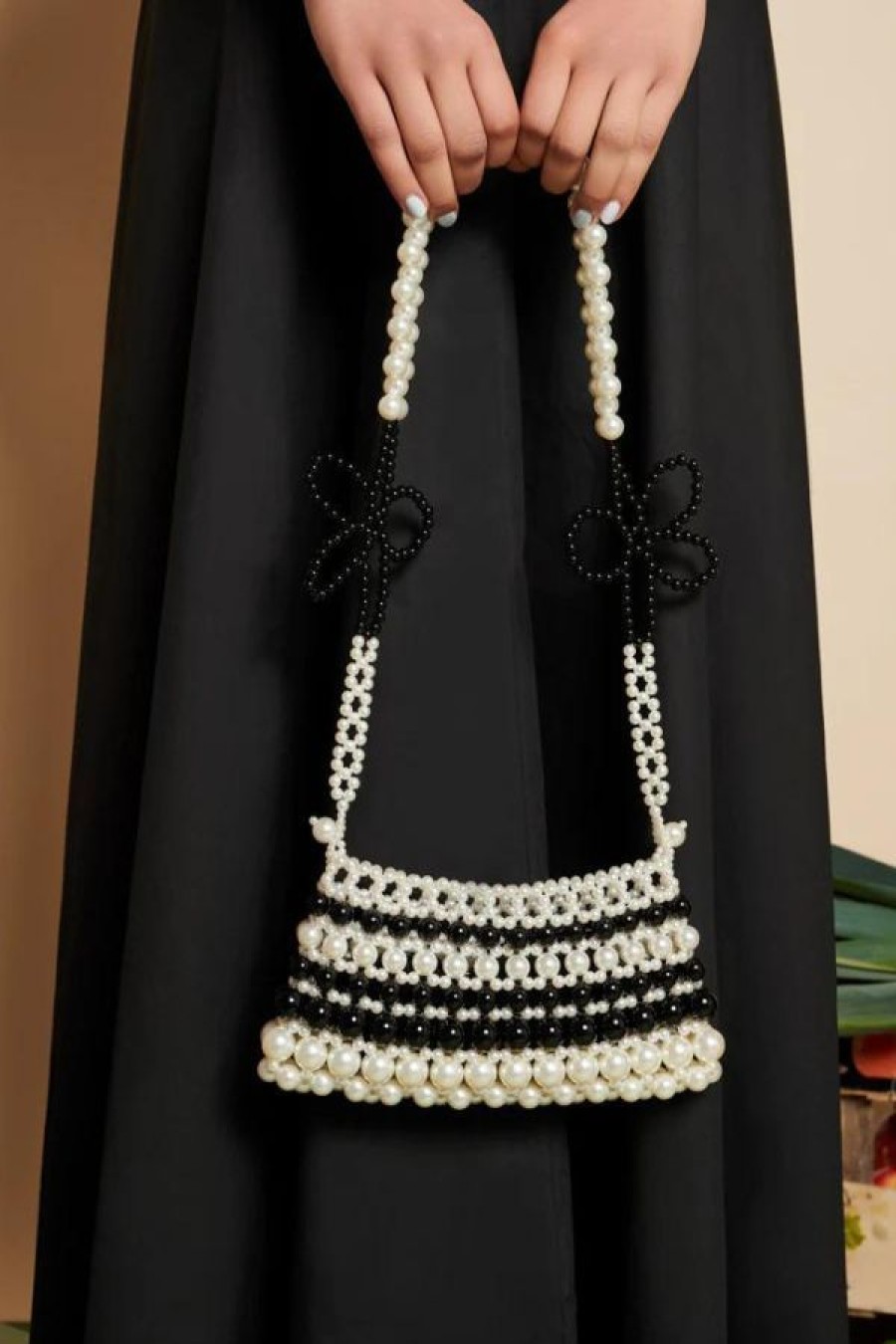 Sister Jane Moorland Bead Bag | Black And White Best