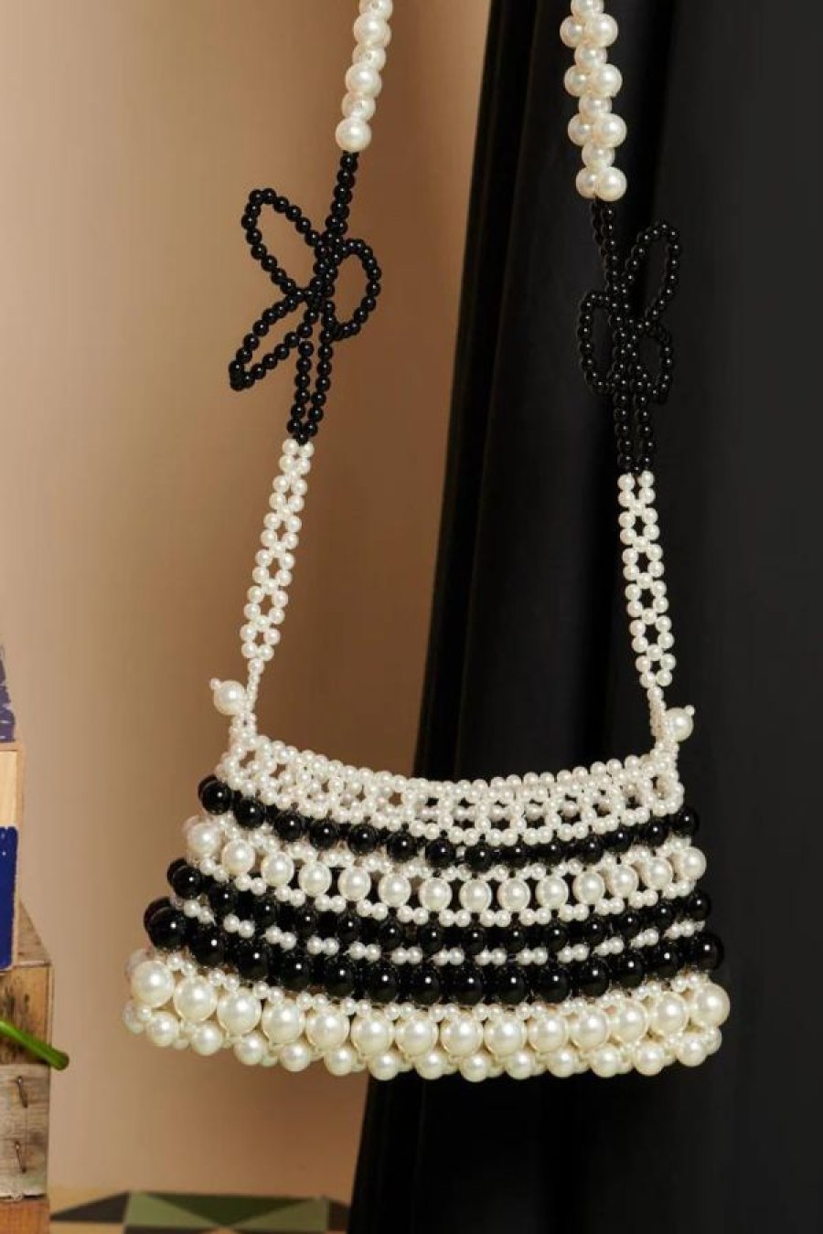 Sister Jane Moorland Bead Bag | Black And White Best