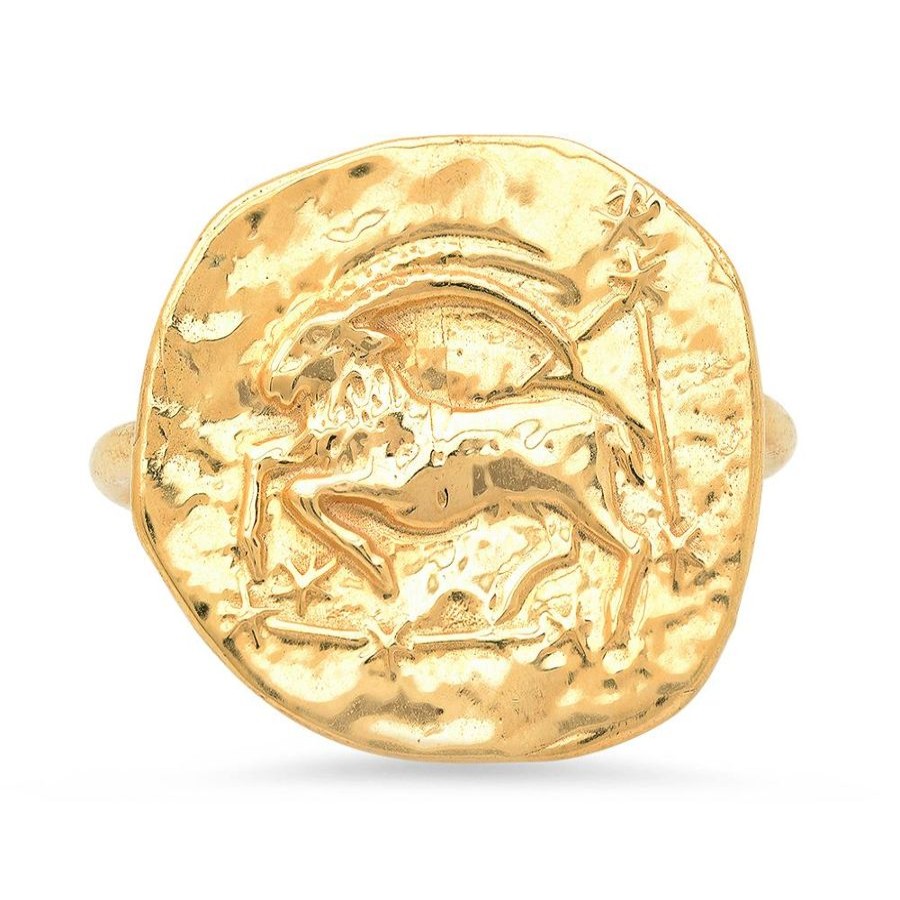 Studio Grun Capricorn Ring 18K Gold Hot