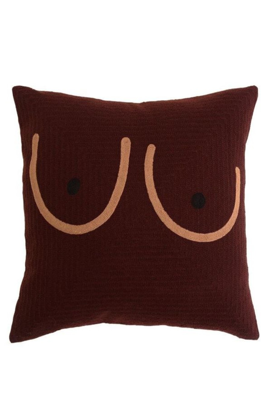 Cold Picnic Brown Boob With Black Pillow Cover Clearance