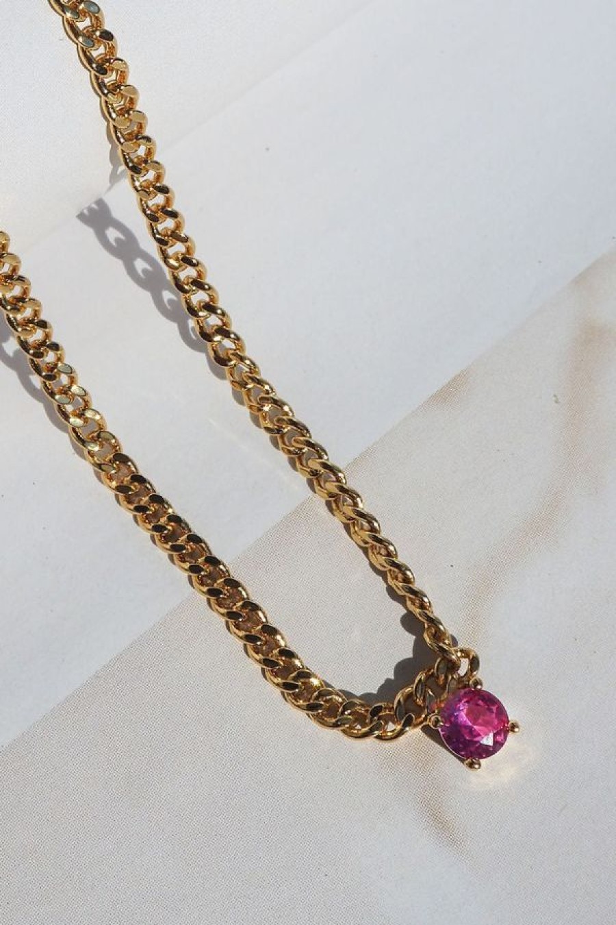 Luv AJ Bardot Stud Necklace | Gold Clearance