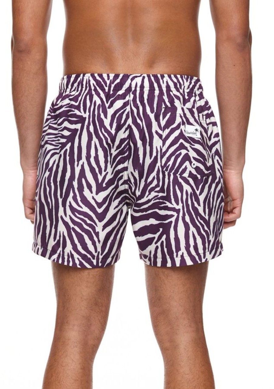 Boardies Zebra Mid Length Swim Shorts Online