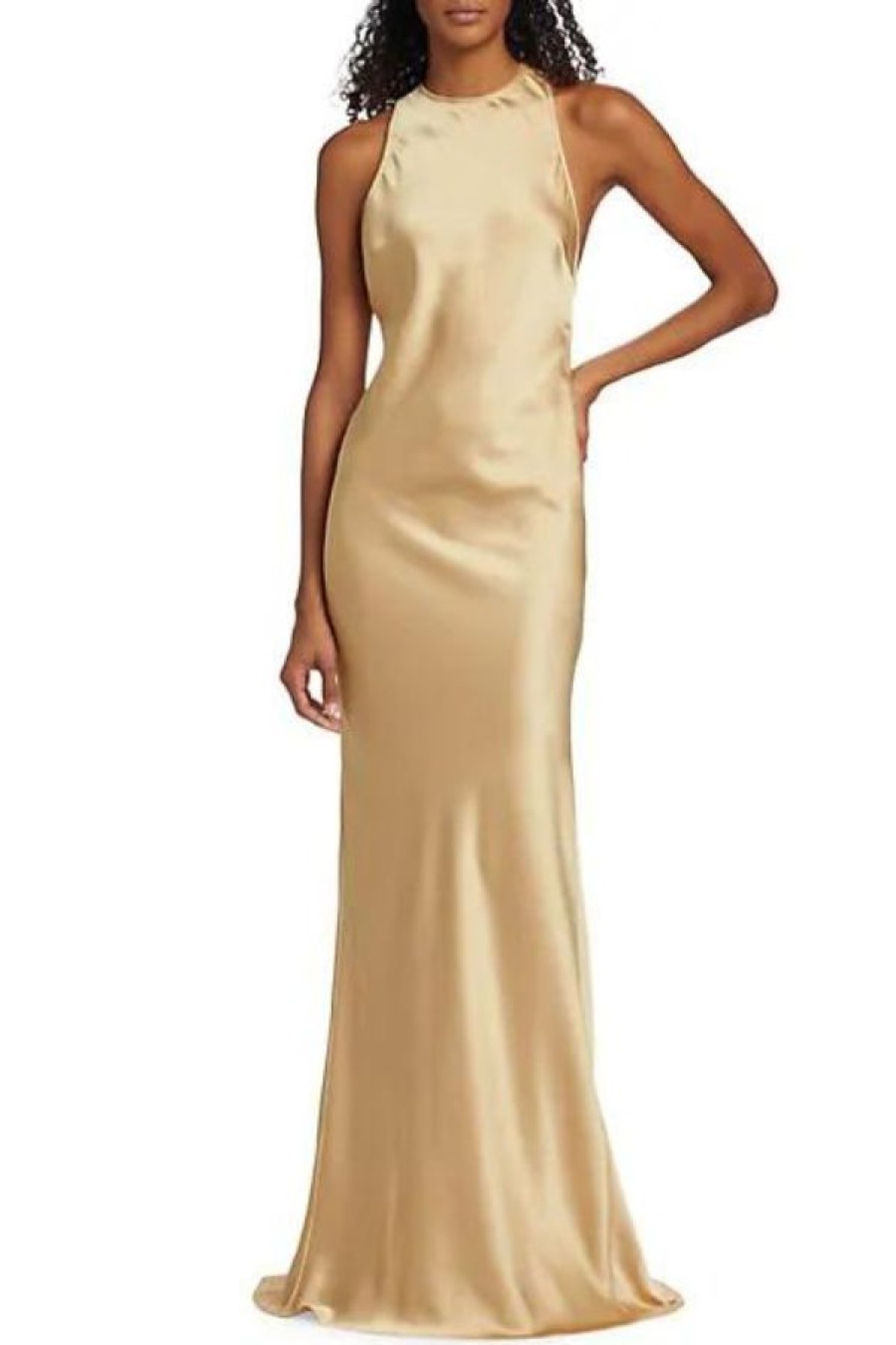 Ronny Kobo Eliah Dress | Champagne Hot