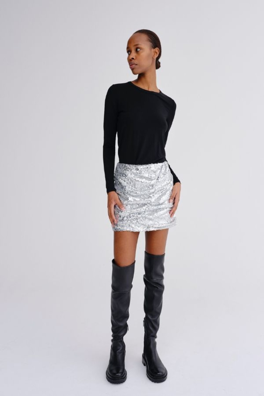 Birgitte Herskind Boss Skirt | Silver Wholesale