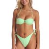 Reina Olga Penny Bikini Top | Faded Neon Green Hot