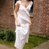 Rixo Gail Silk Maxi Dress | Ivory Online