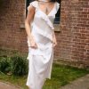 Rixo Gail Silk Maxi Dress | Ivory Hot