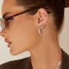 Luv AJ The Reversible Amalfi Hoops | Silver New