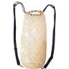 BintikBintik Rattan Leather Backpack Online