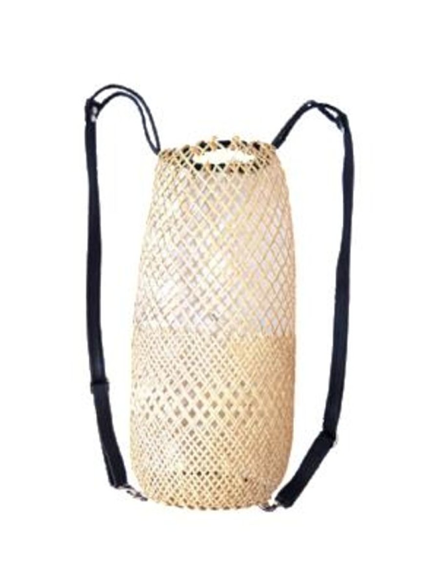 BintikBintik Rattan Leather Backpack Online