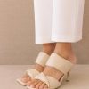 Alohas Twist Strap Heel | Corn Ivory Online