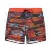 deus The Burroughs 17 Inch Boardshort Multi Leaves New